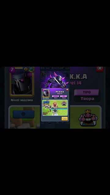 PEKKA NÍVEL MÁXIMO - CLASH ROYALE #game #clashroyale