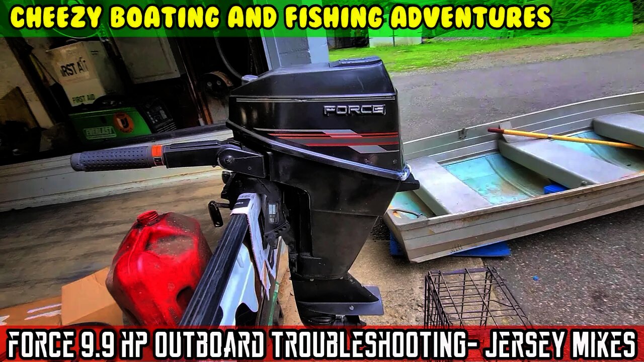 1989 Force Gamefisher 9.9 hp troubleshooting stalling Overheating, testing water Fishing minitruck