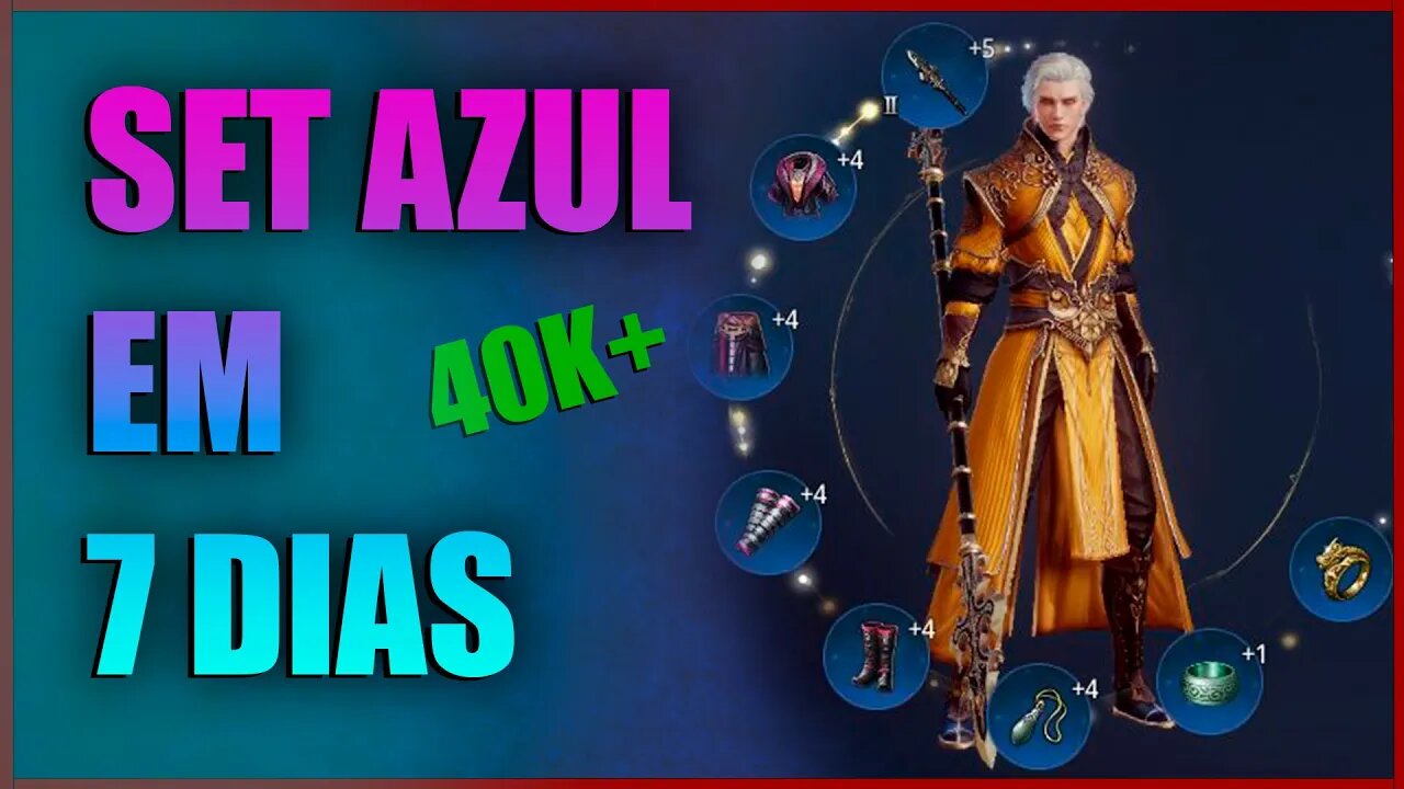 MIR4 QUESTS SET AZUL feche seu Set em menos de uma semana