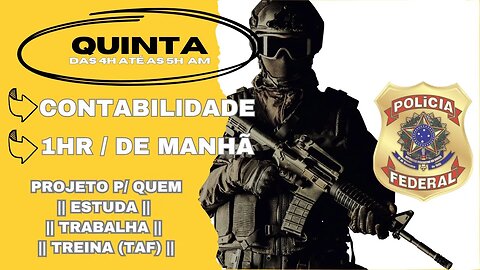 #30 Estude Comigo | Polícia Federal Agente/Escrivão 👉 Motivação p/ o Combate