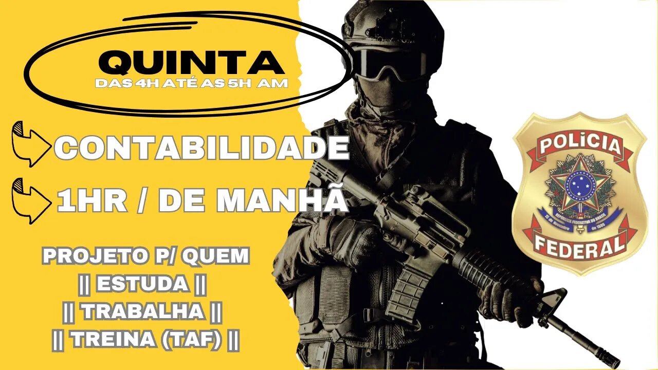 #30 Estude Comigo | Polícia Federal Agente/Escrivão 👉 Motivação p/ o Combate