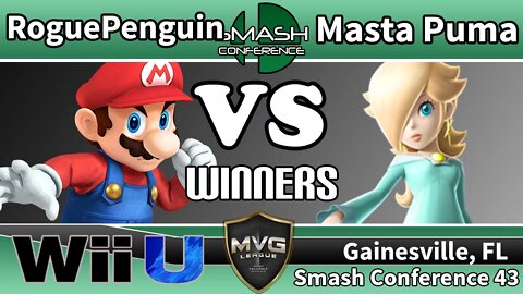 RoguePenguin (Mario) vs. Masta Puma (Rosalina) - SSB4 Winners R5 - SC43