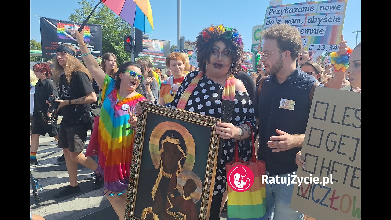 Parada LGBT w Częstochowie. Policja pozwala na profanację!