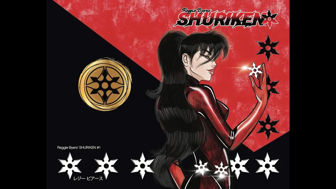 Shawn Reviews Reggie Byers Shuriken #1 One of the Best 80s Mangas is Back for the 21st Century!