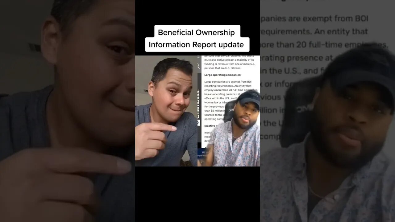 Beneficial Ownership Information Report update #business #corporate #llc #entrepreneur #businessnews