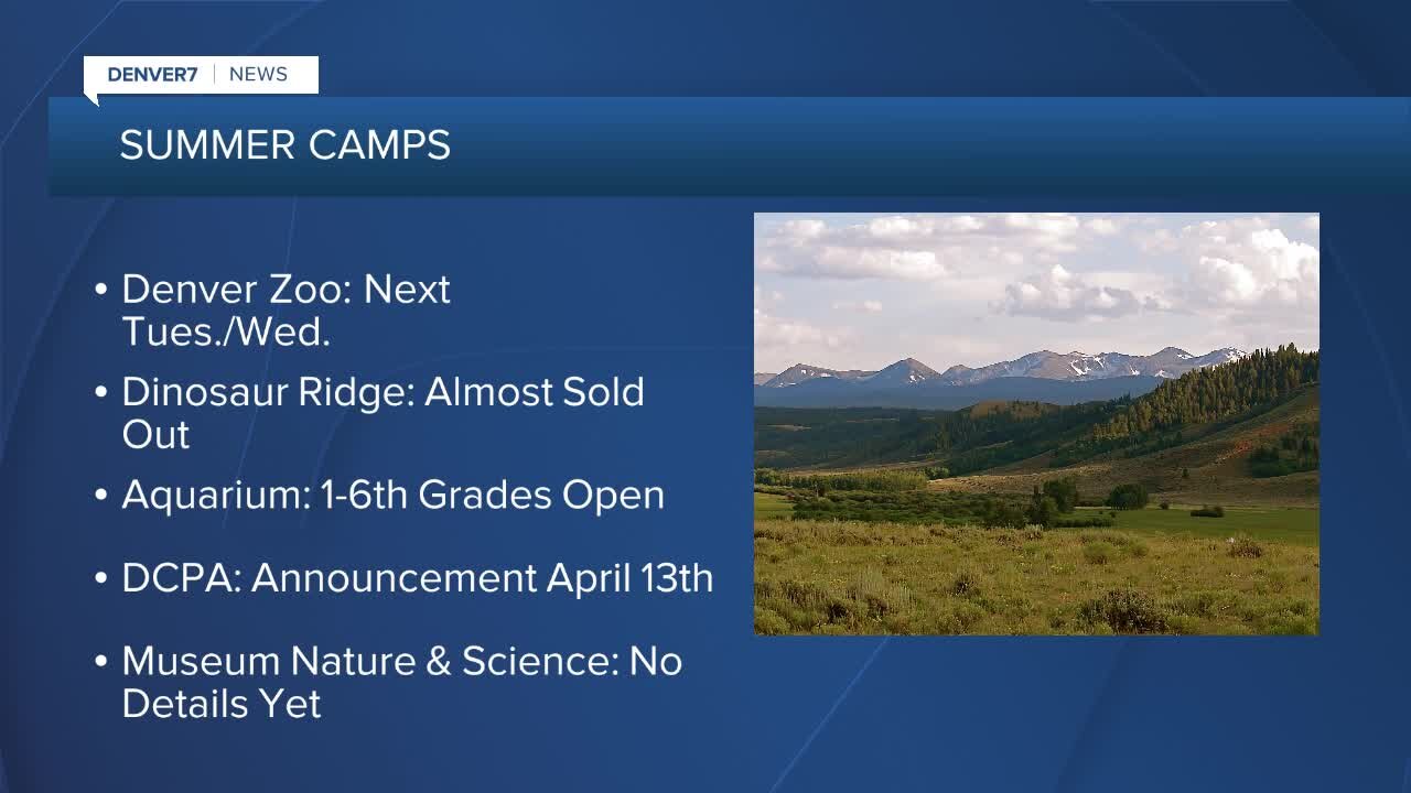 Summer camp registration opening