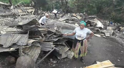 SOUTH AFRICA - Durban - Kenville shack fire (Videos) (PQZ)