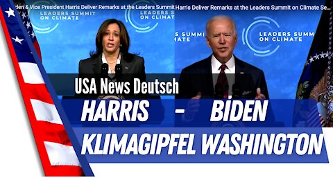 Biden - Harris eröfnnen Klimagipfel