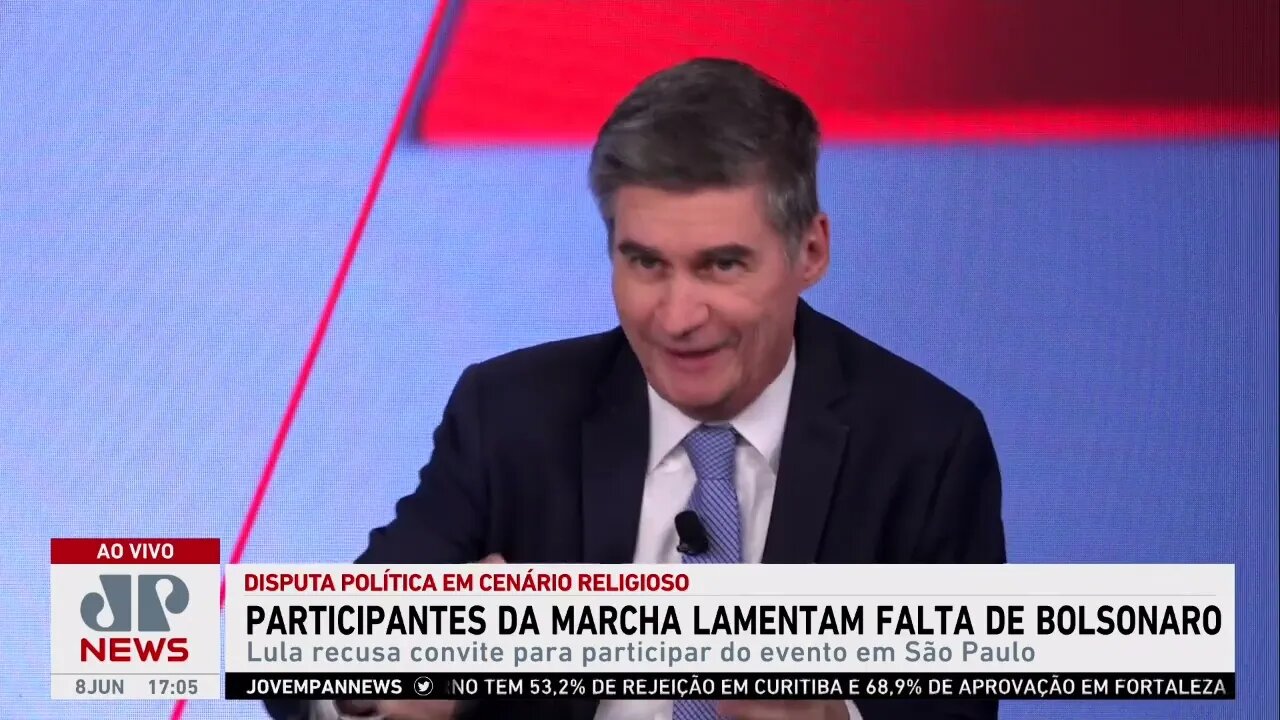 Piperno sobre Marcha para Jesus: “Tarcísio está se comunicando com a base que o elegeu”