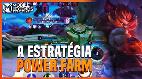 A Estraégia De POWER FARM Feita No AULUS | MLBB