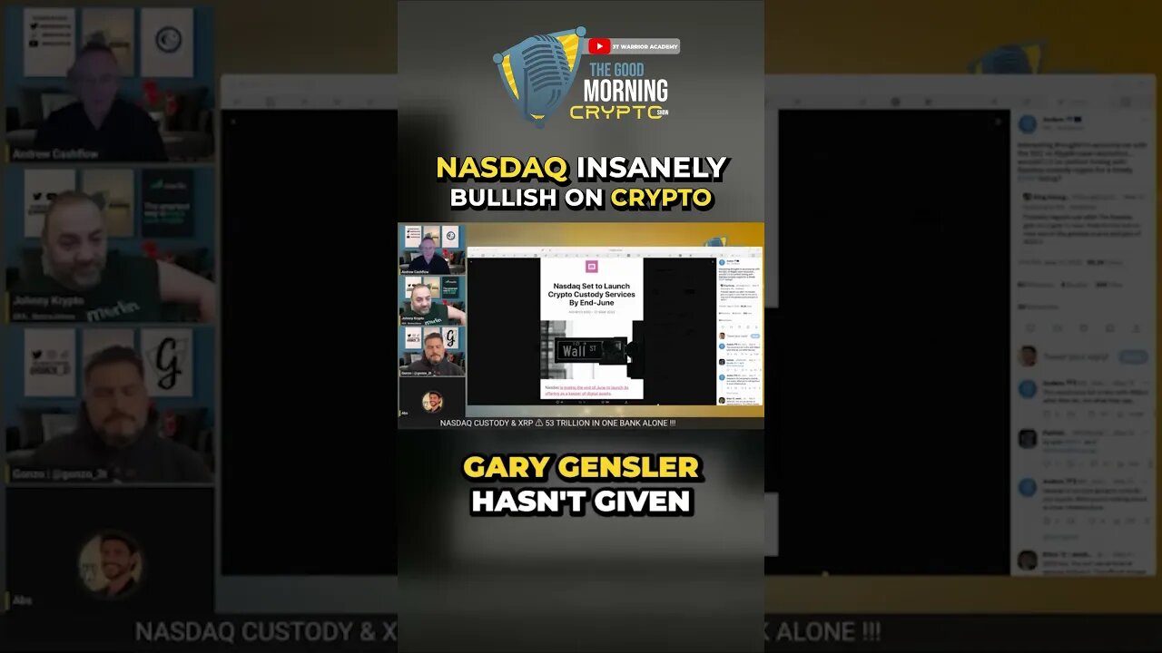 NASDAQ Insanely Bullish On Crypto