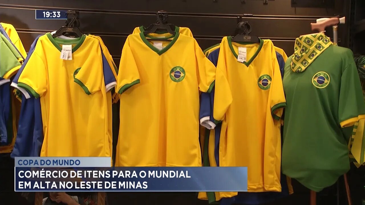 Copa do Mundo: Comércio de Itens para o Mundial em alta no Leste de Minas.