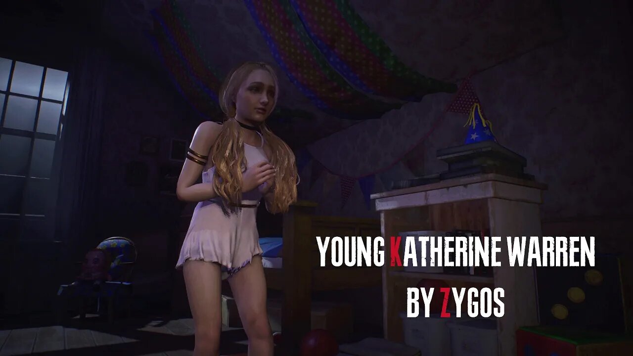 Resident Evil 2 Remake Sherry as Young Katherine Warren Outfit Mod