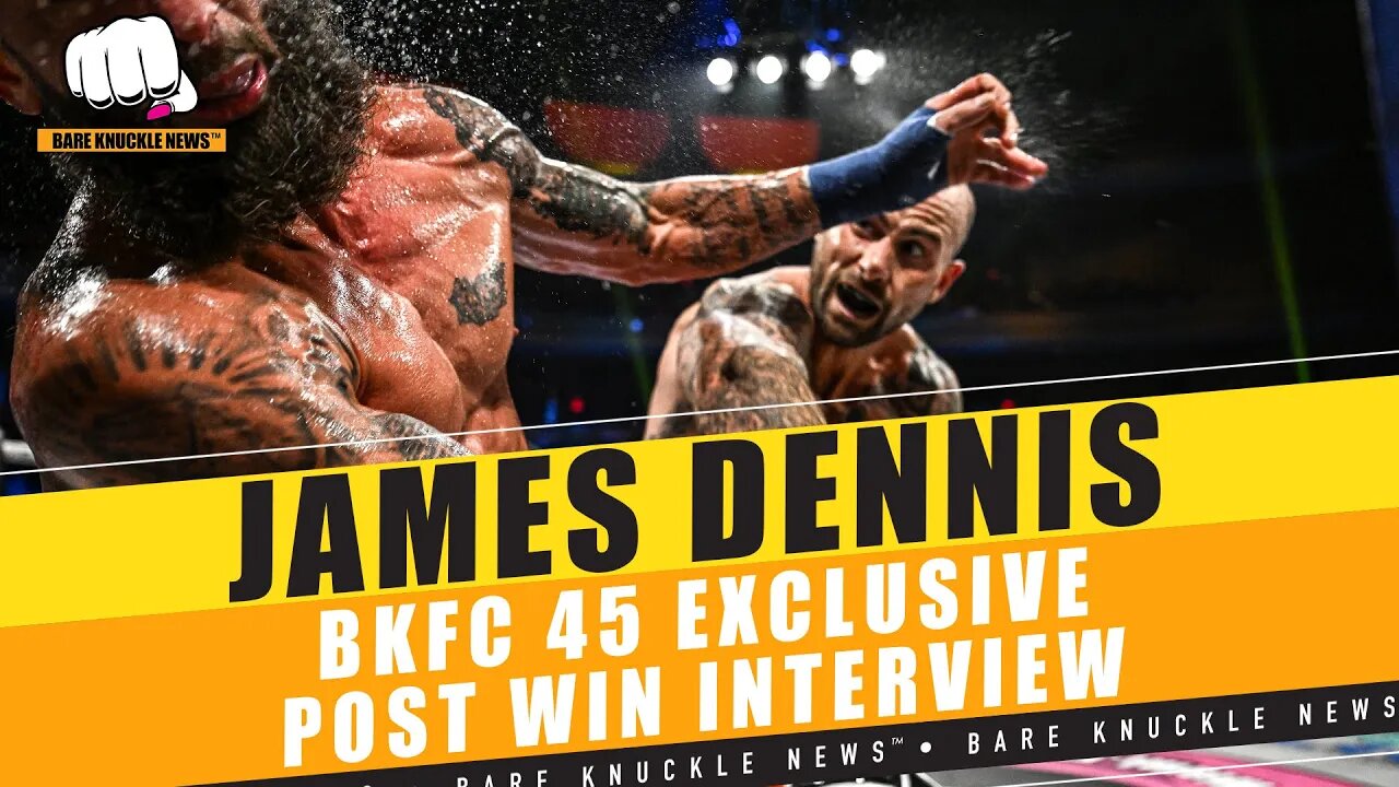 The Incredible Comeback: #JamesKnuckleheadDennis Triumphs at #bkfc45