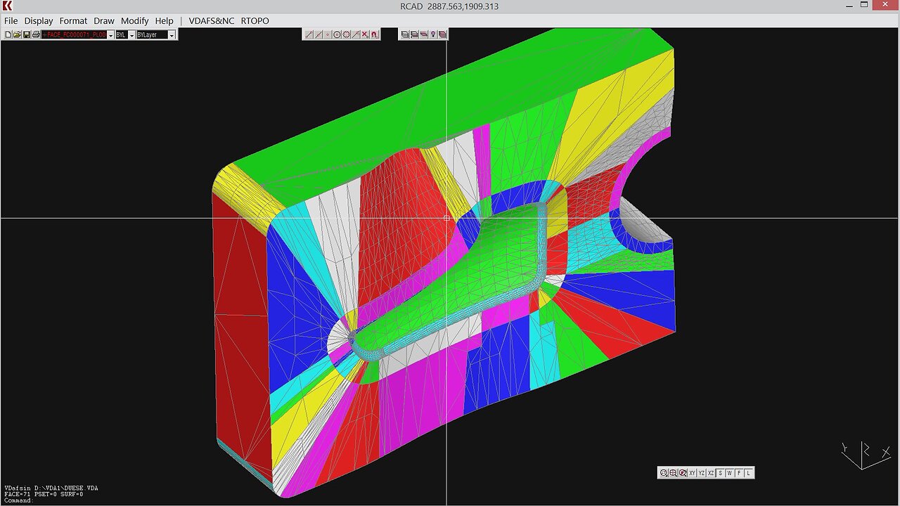 VDAFS to DXF and NC Converter and Viewer