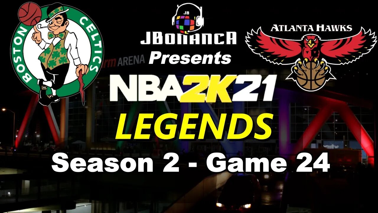 Celtics vs Stars - Season 2: Game 24 - Legends MyLeague #NBA2K