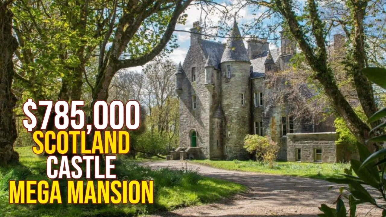 Touring $785,000 Scotland CASTLE Mega Mansion