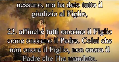 Vangelo di Gv~Cap 5 come il Padre risuscita i morti e li vivifica,così anche il Figlio(Gesù) vivifica chi vuole ed ha affidato tutto il giudizio al Figlio,affinché tutti onorino il Figlio come onorano il Padre.Chi non onora il Figlio non onora il Padre