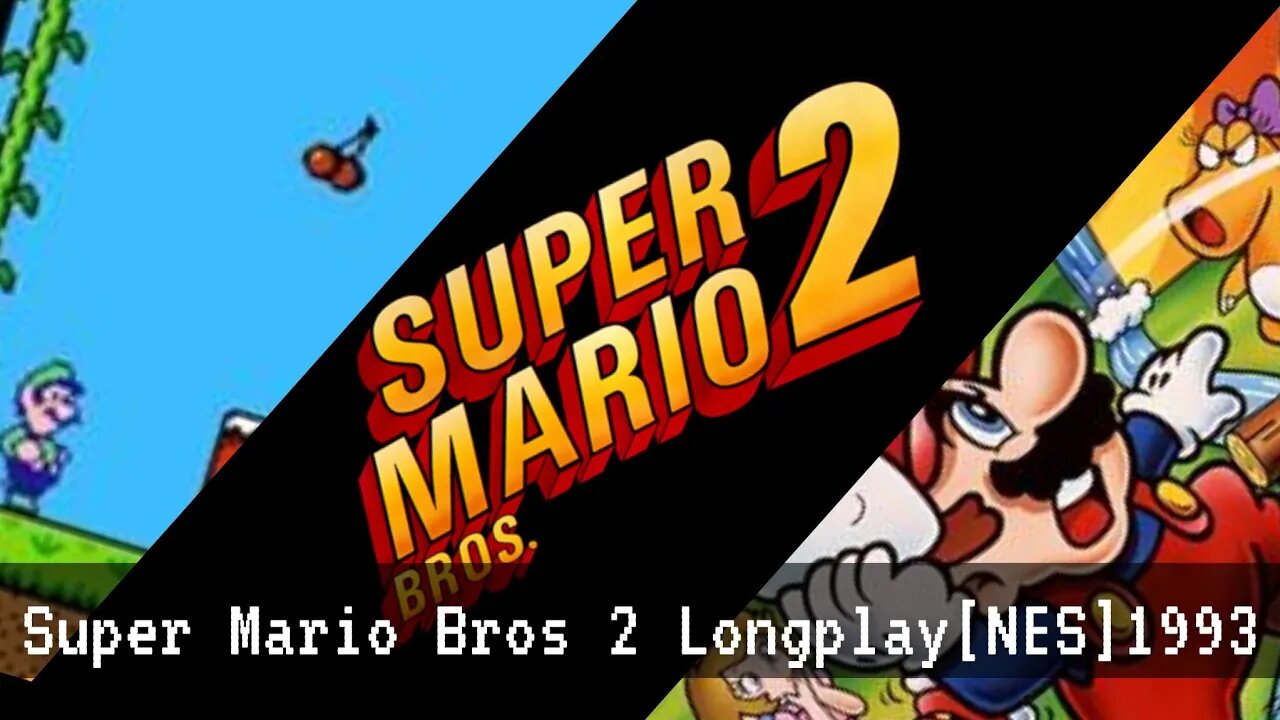 Super Mario Bros 2. Longplay [NES] 1993