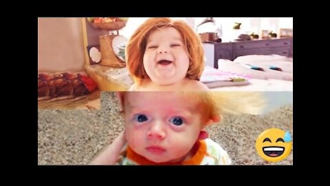 Funny videos of babies are impossible not to laugh - baby