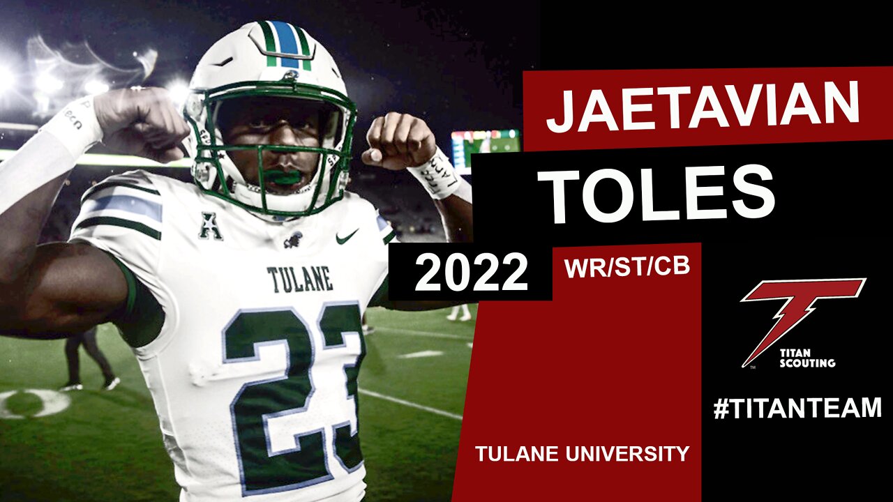 Jaetavian Toles (WR/ST/C) Football Scouting Video 2022