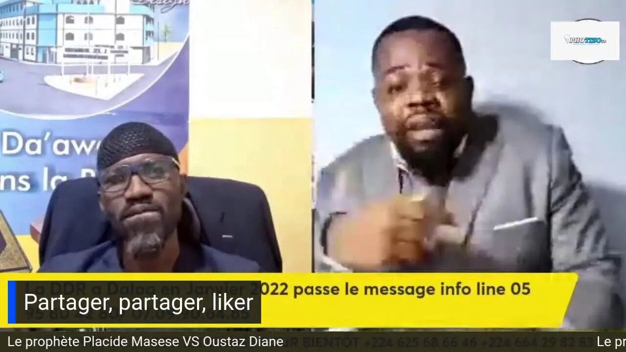 Débat face à face Oustaz Diane DDR vs Prophète Placide Masese Bolamu Partie4