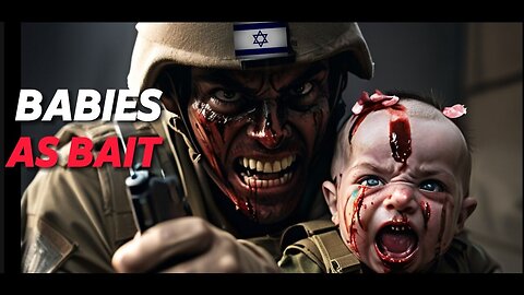 Baby cries as bait