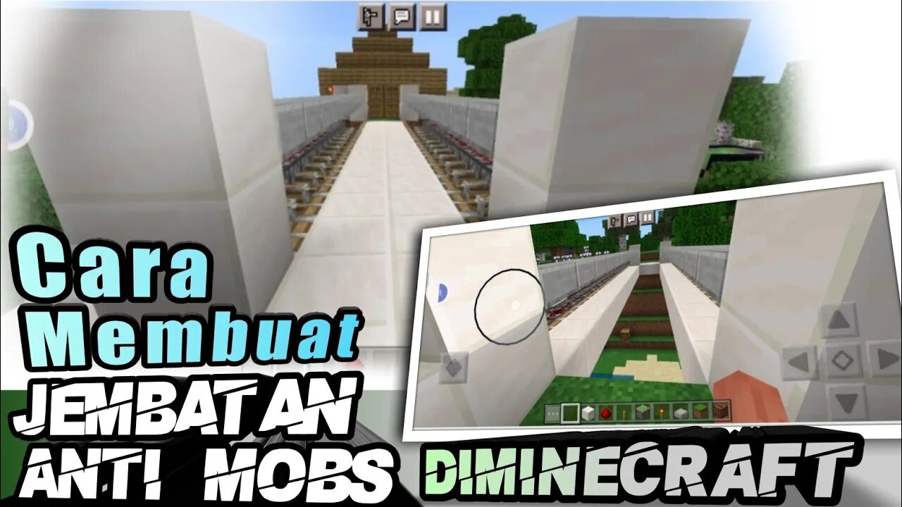 Cara Membuat Jembatan Anti Mobs Minecraft
