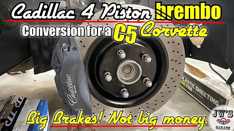 Cadillac 4 piston brembo conversion for a C5 Corvette.