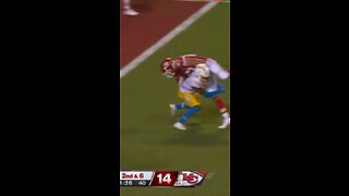 Chiefs Vs Chargers Kelce gets dropped by Derwin James