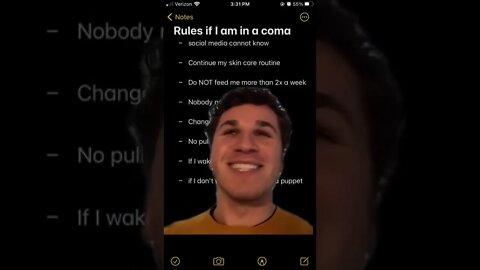 My Rules If I Am In A Coma Tiktok: eyesout4selen3r