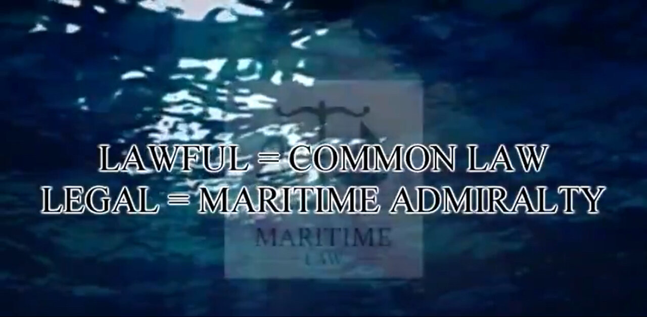 DEAD IN THE WATER - ENSLAVED BY MERCHANT LAW