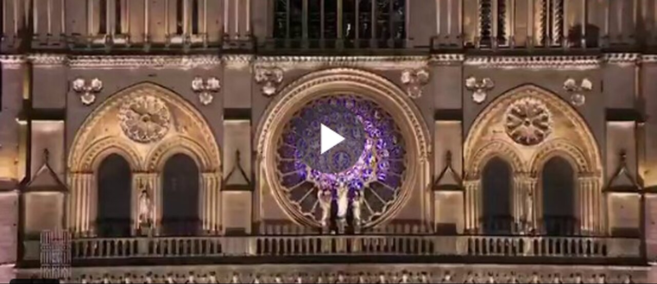 WATCH: Incredible performance of Amazing Grace at the Notre Dame Cathedral today.