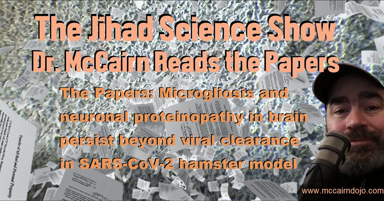 Microgliosis & neuronal proteinopathy in brain persist beyond viral clearance