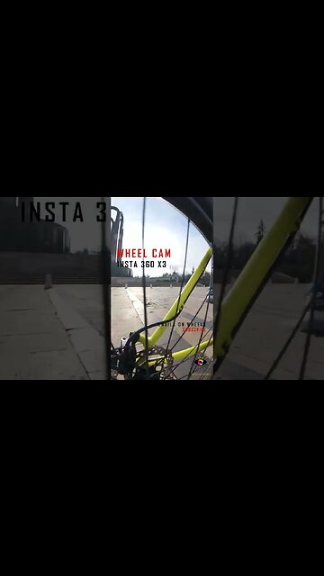 WHEEL CAM with INSTA 360 X3 at Carol Park , Bucharest | #shorts | 🇷🇴