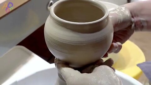 Luxury Teapot Making Process. Korean Pottery Master Craftsman-8