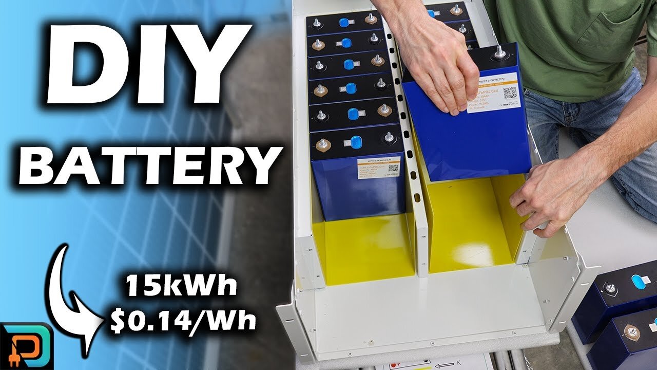 SAVE Thousands - Build your own home solar battery backup!