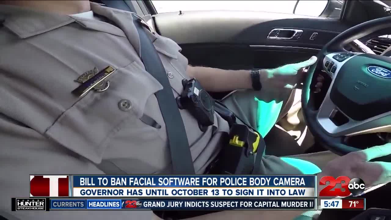 California bill looks to ban facial recognition software from police body cameras