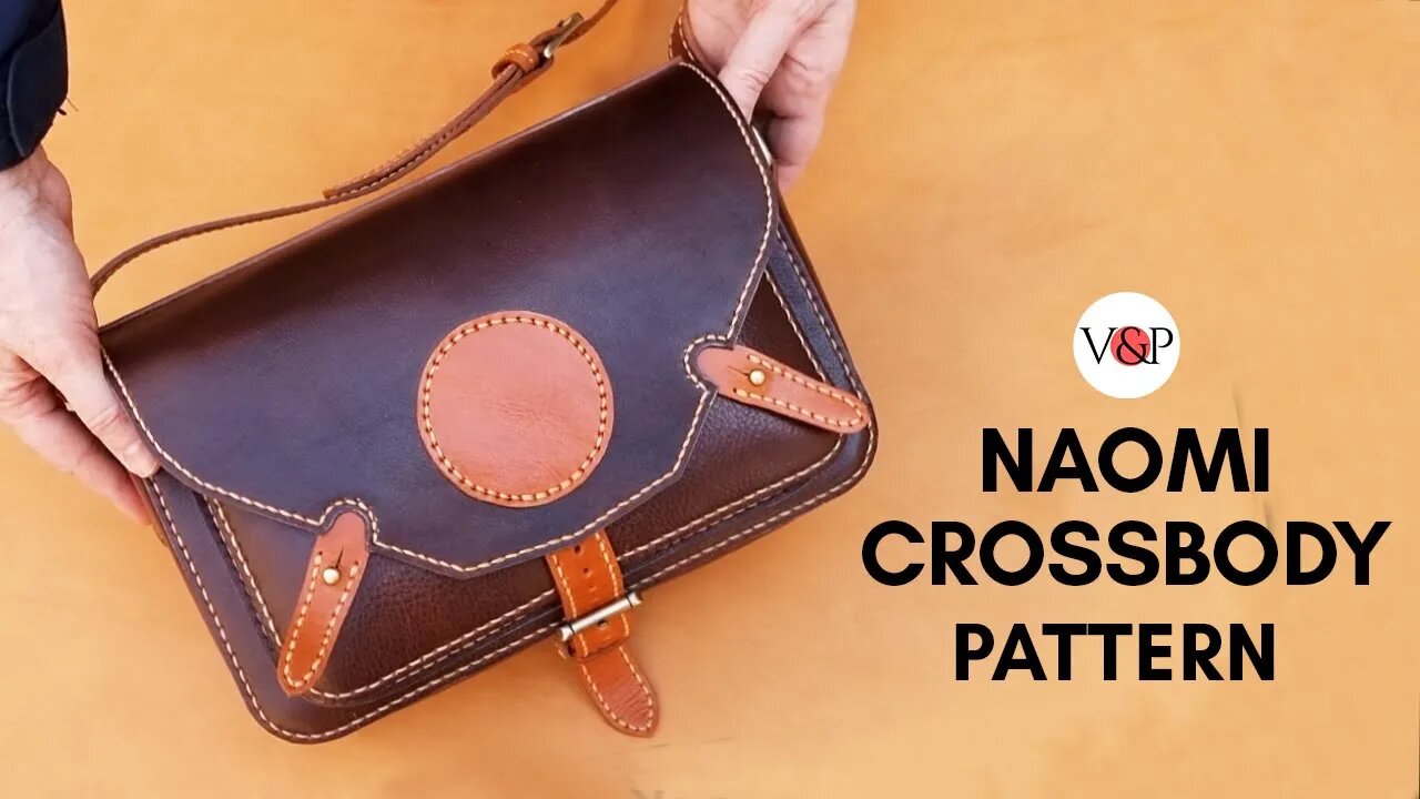 The Naomi Leather Crossbody Bag (Link to Pattern in Description)