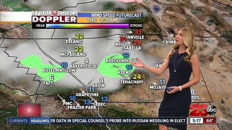 A storm makes its way into the county early tomorrow