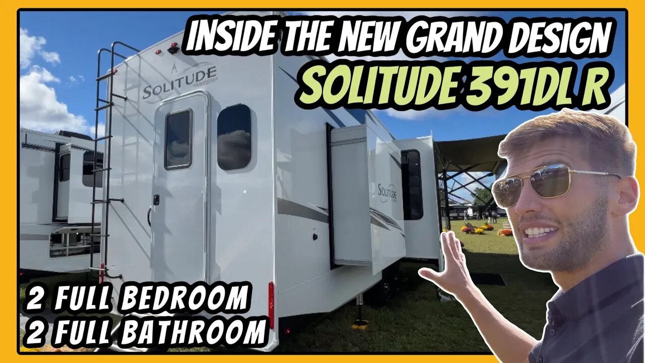 Inside the 2023 Grand Design Solitude 391DL R | 2 Full Bedroom Fifth Wheel RV with a Loft