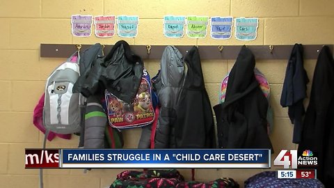 Families struggle in 'day care deserts'