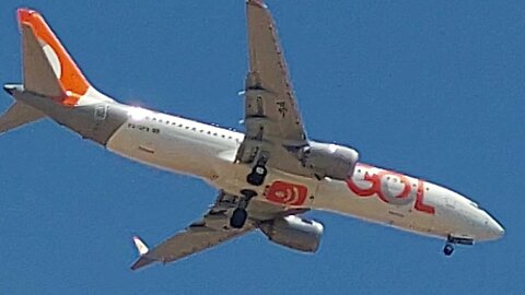 Boeing 737 MAX 8 PS-GPA coming from Brasília to Fortaleza