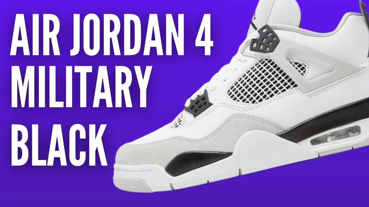 Jordan 4 Military Black Unboxing & Review