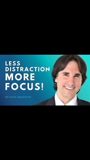 Less Distraction, More Focus! | Dr John Demartini #Shorts