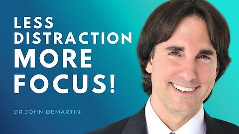 Less Distraction, More Focus! | Dr John Demartini #Shorts