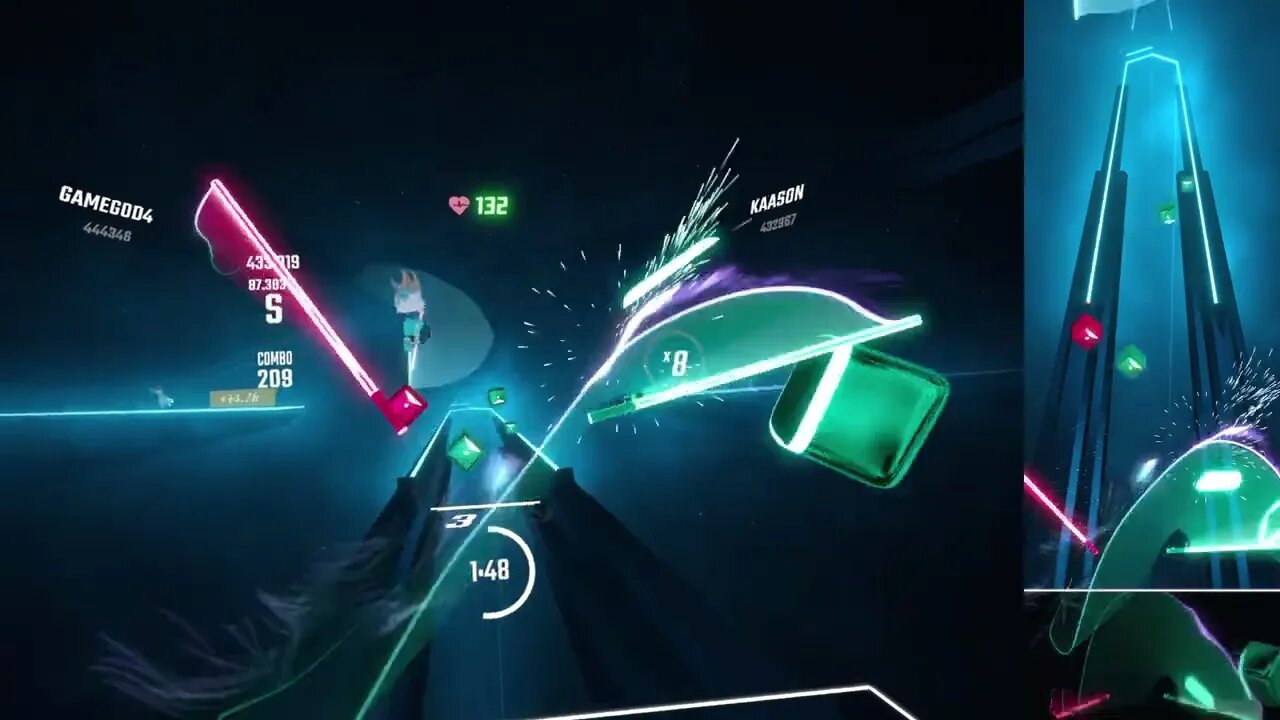 (beat saber mp) maroon 5 ft. christina aguilera - moves like jagger [mapper: etan]