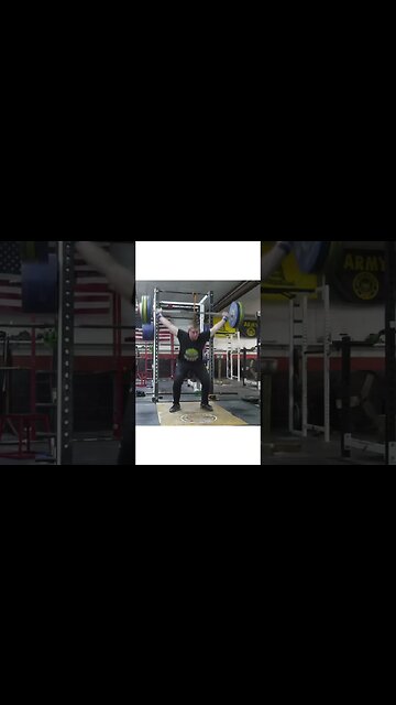 127 kg / 280 lb - Snatch