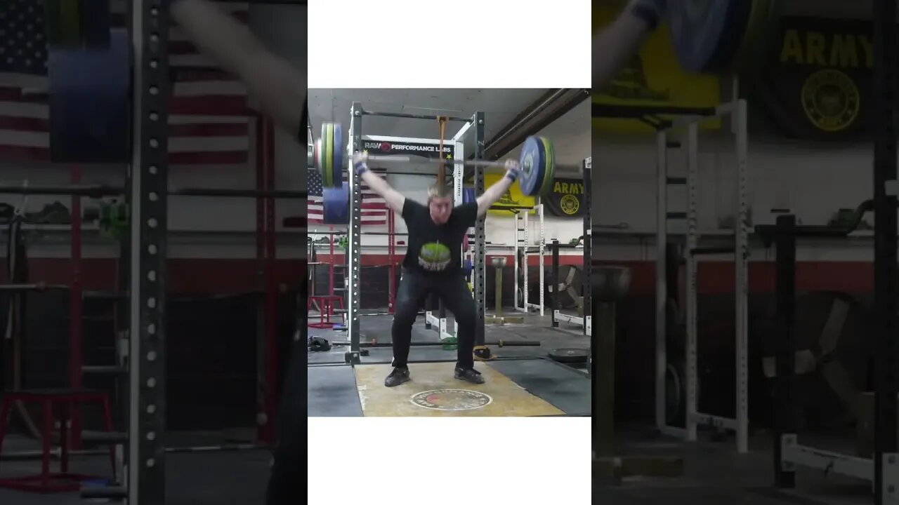 127 kg / 280 lb - Snatch