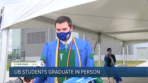 UB graduates celebrate commencement in person